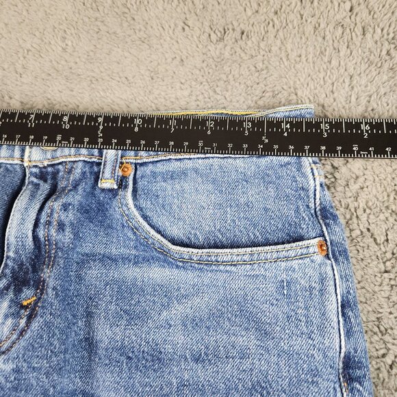 Levi's 502 Men's Regular Tapered Fit Jeans Size 28x32 Cotton Blend Denim Pants - Picture 3 of 13